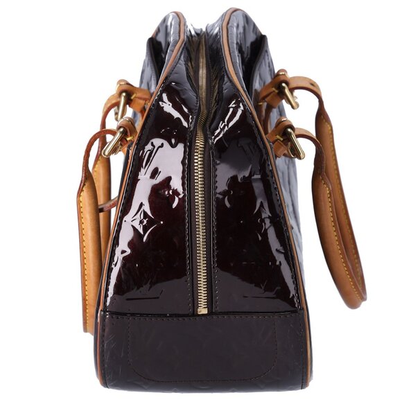 Louis Vuitton Summit Drive Monogram Vernis Handbag M93516 Amarante - Picture 4 of 9